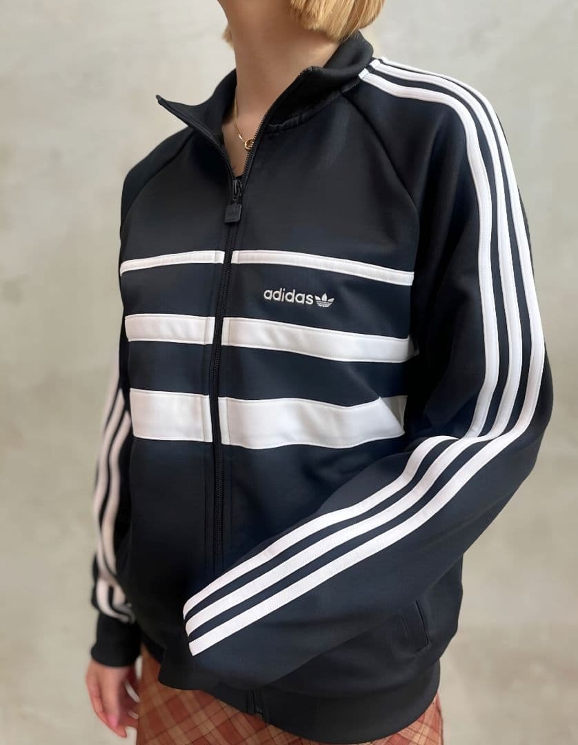 黒★2XL★The First トラックジャケット★ジャージ★男女★adidas