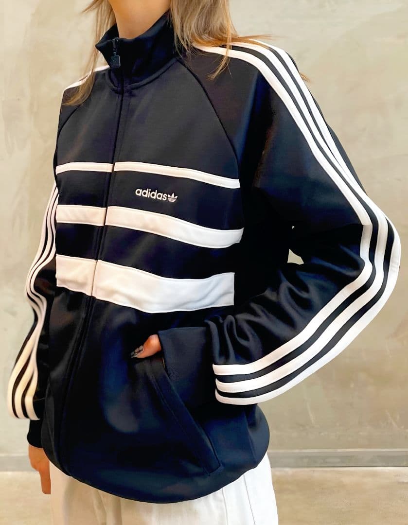 黒★2XL★The First トラックジャケット★ジャージ★男女★adidas