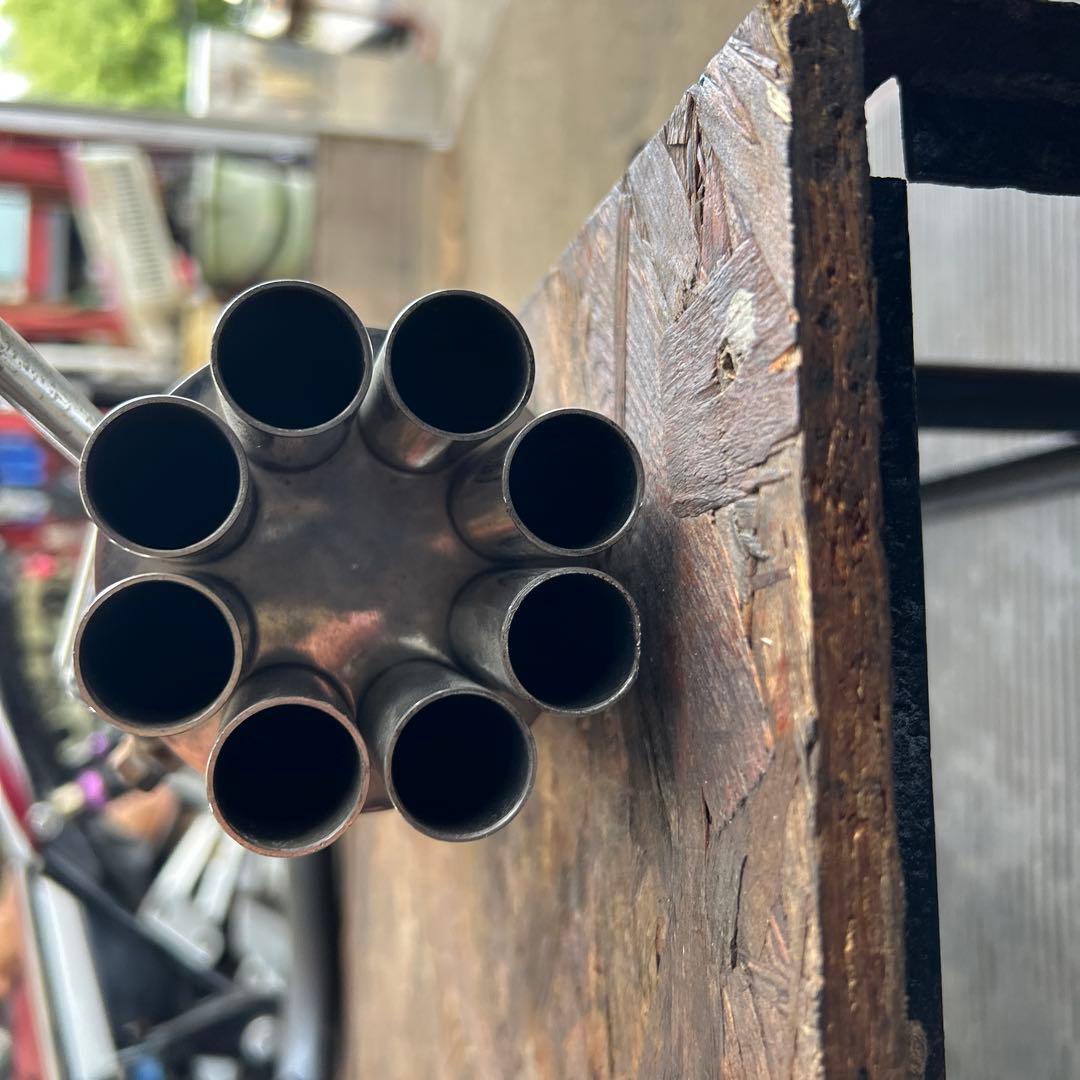 TW200 225社外マフラー　ガトリングマフラー