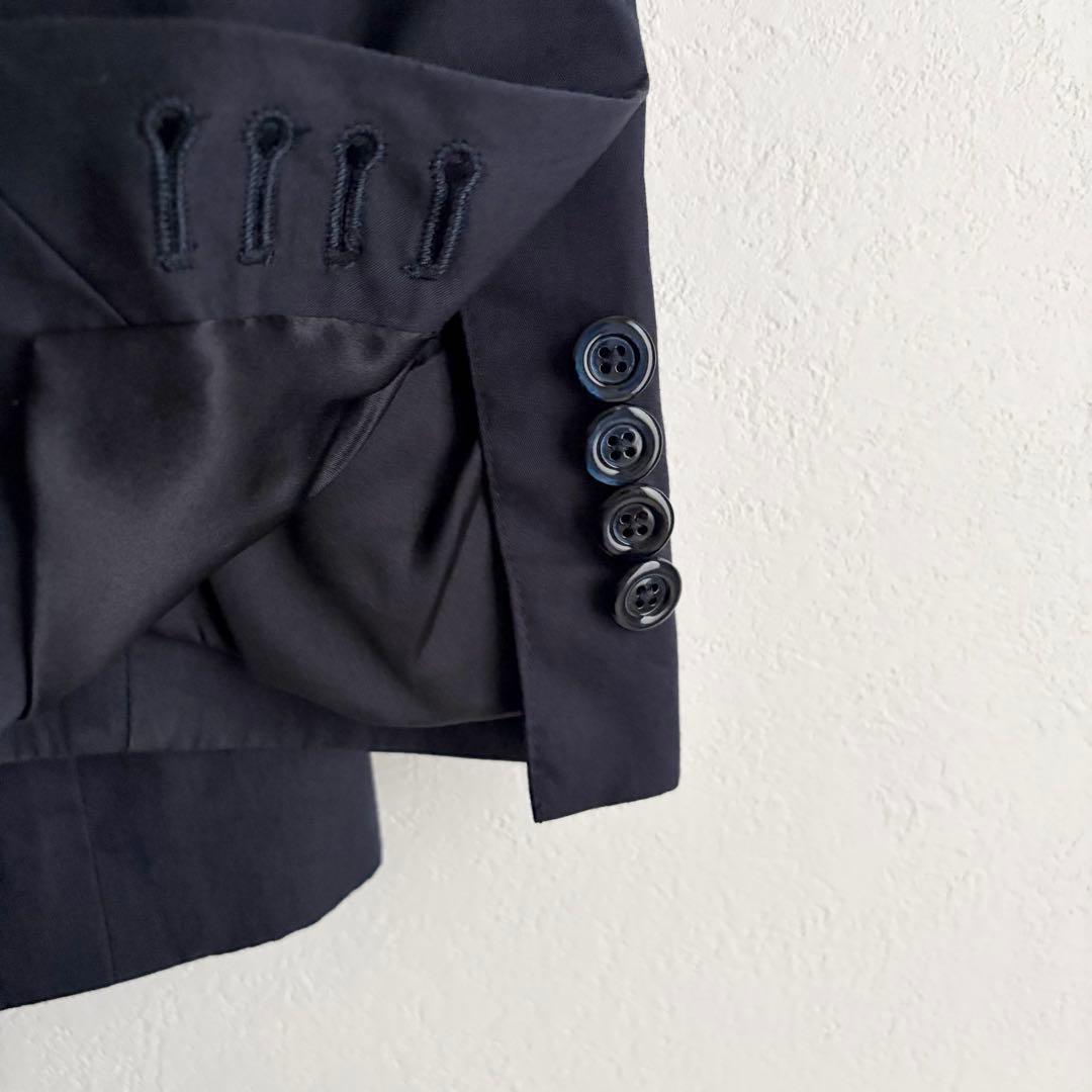 【希少】ドルチェアンドガッバーナ　イージーセットアップ　ネイビー　シルク混　46