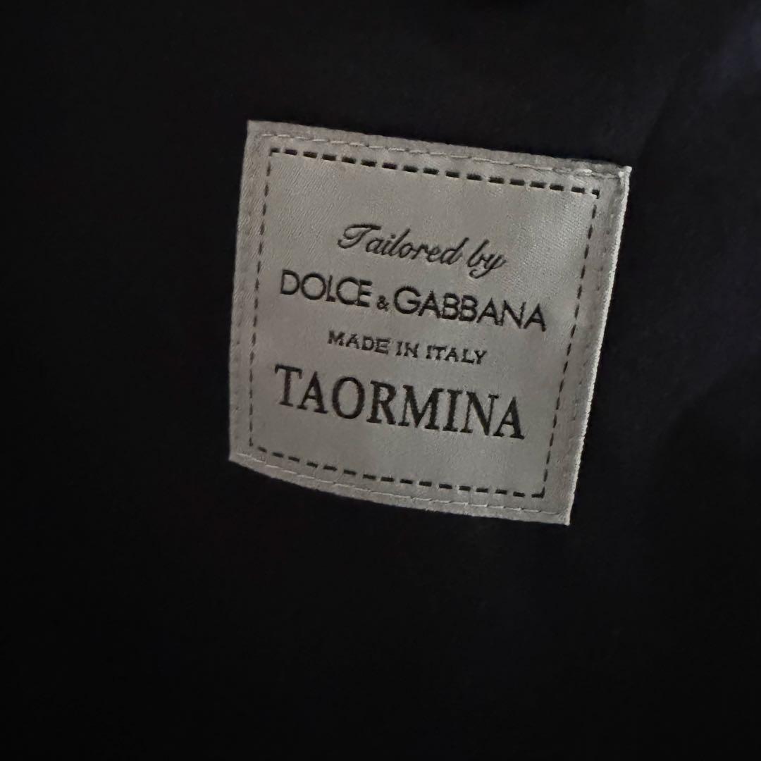 【希少】ドルチェアンドガッバーナ　イージーセットアップ　ネイビー　シルク混　46