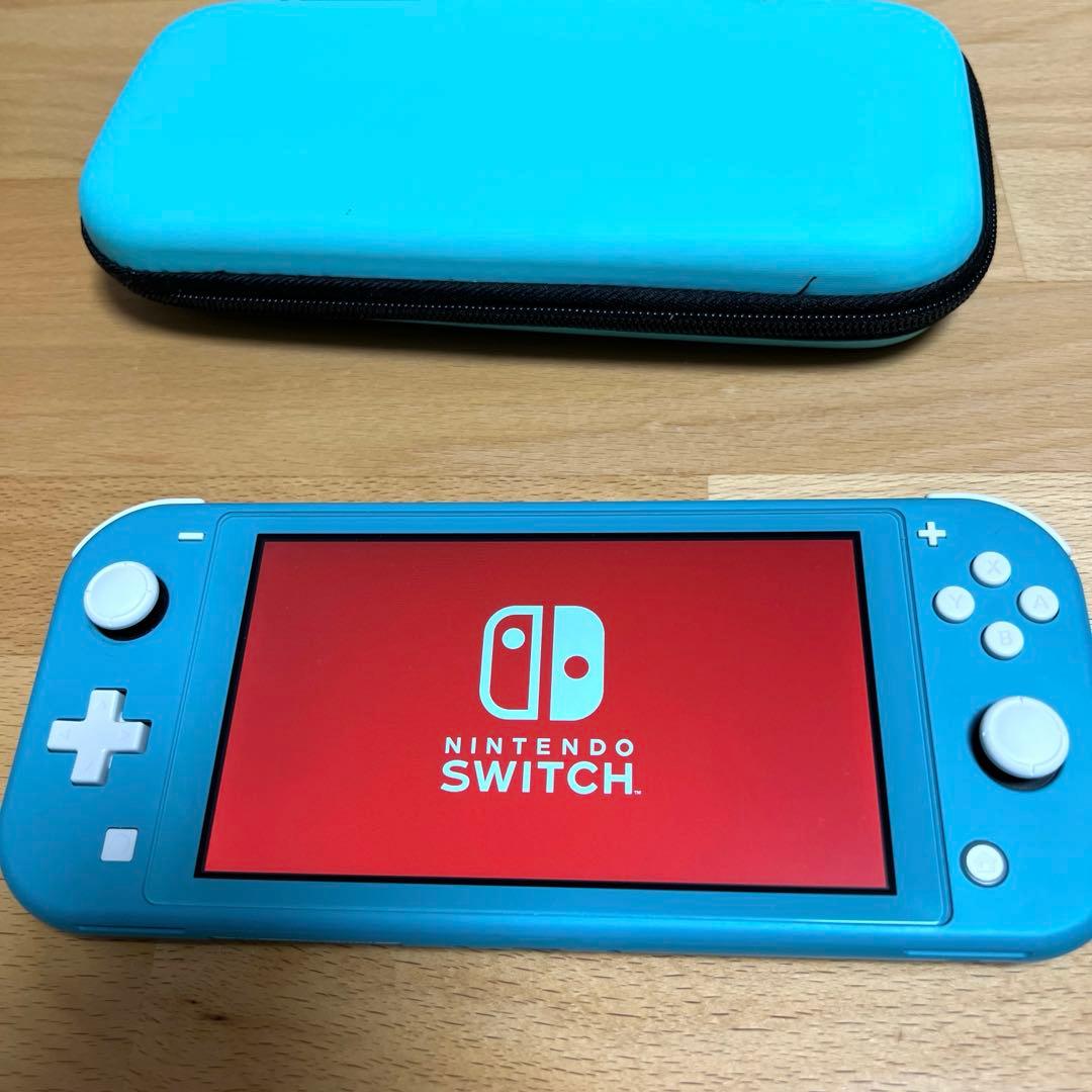 【プロコン・ケース付】Nintendo Switch Lite ターコイズ本体