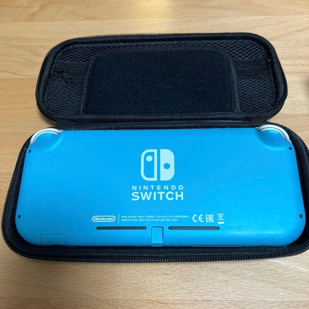 【プロコン・ケース付】Nintendo Switch Lite ターコイズ本体