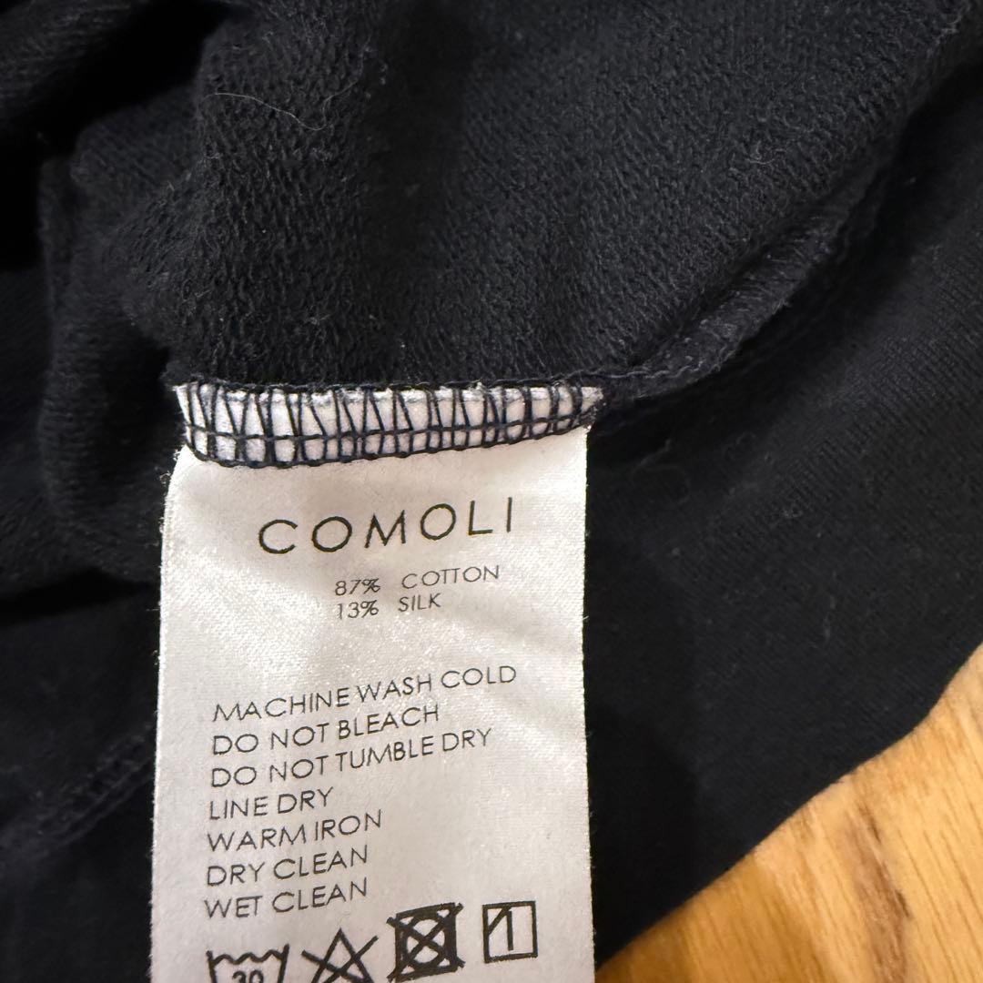 COMOLI シルク混LSカットソー