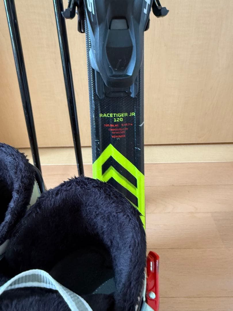 ジュニアスキー板セット 120cm