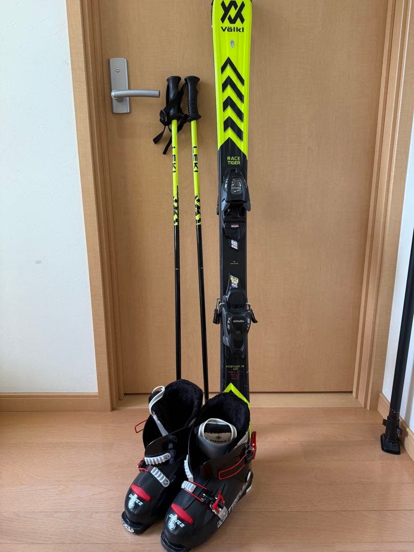 ジュニアスキー板セット 120cm