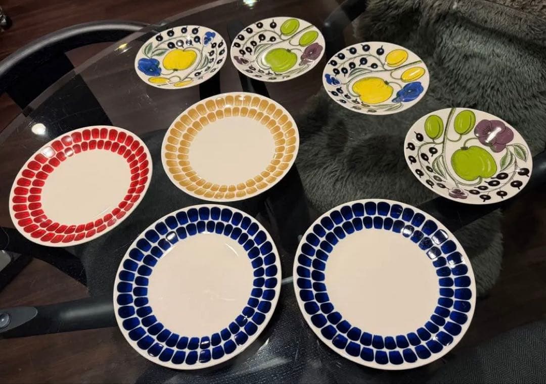 イッタラ アラビア パラティッシ トゥオキオ プレート 21 16.5 セット