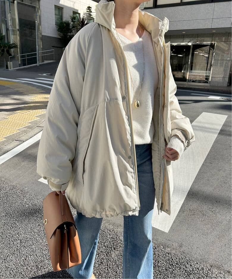 24AW✨スローブイエナ ウォッシャブル 中綿 モンスターパーカー ブルゾン