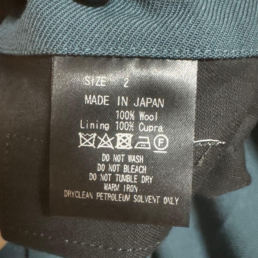 マーカウェア ワイド スラックス ネイビー サイズ2