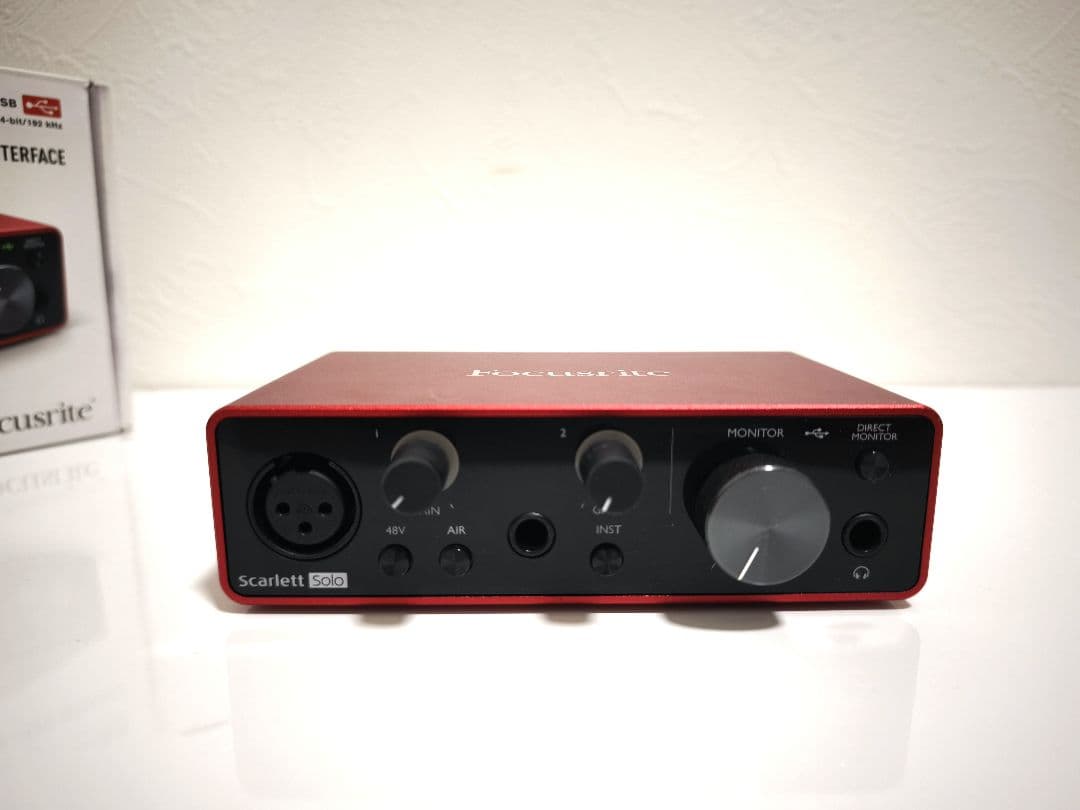 DTM・DAW Focusrite Scarlett Solo 3rd gen