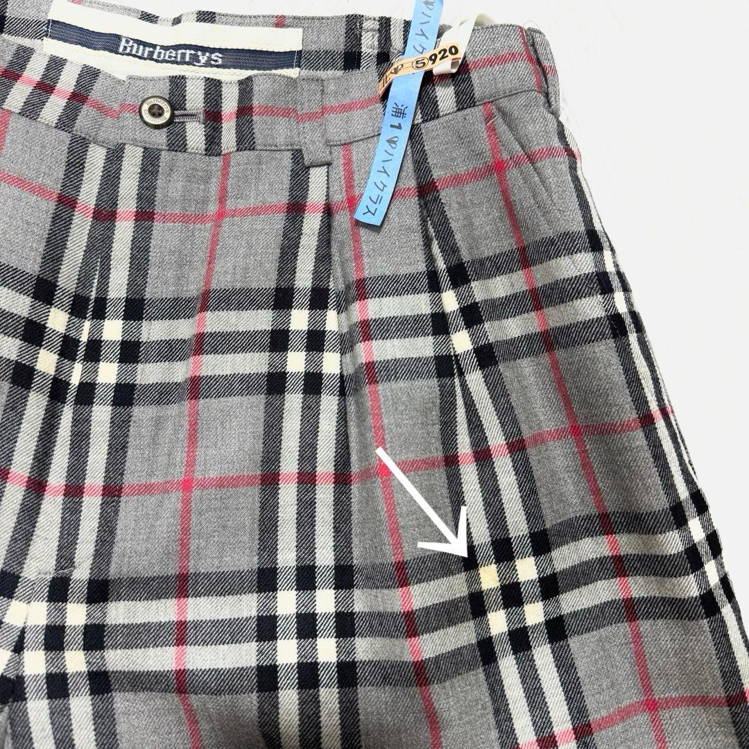 burberrys ノバチェック キュロット ハーフパンツ 大きいサイズ グレー