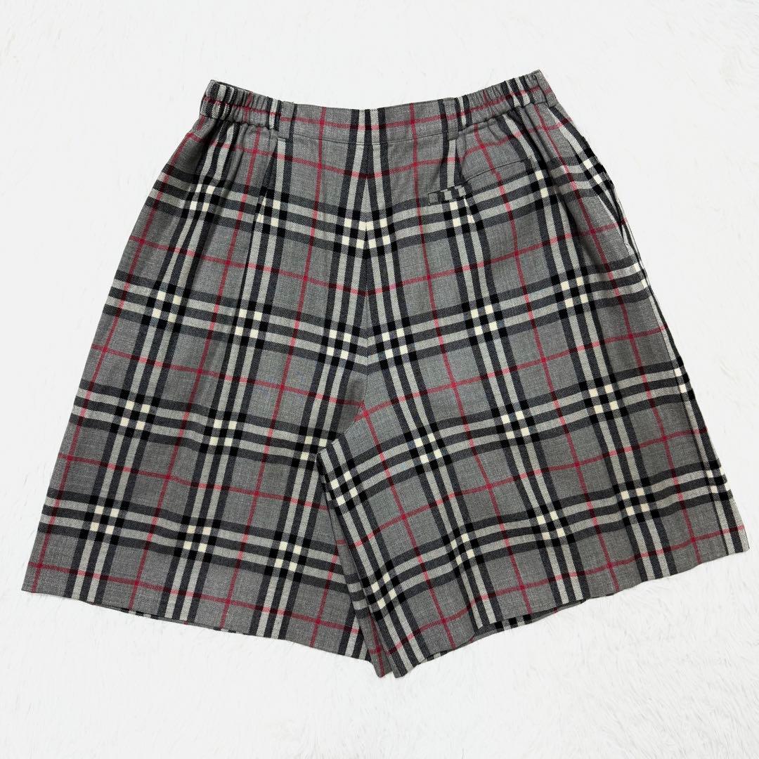 burberrys ノバチェック キュロット ハーフパンツ 大きいサイズ グレー