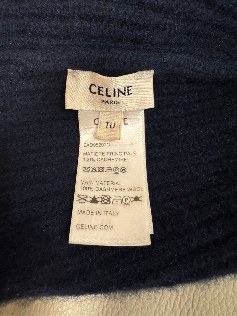 セリーヌ　カシミヤ　ニット帽・ビーニー