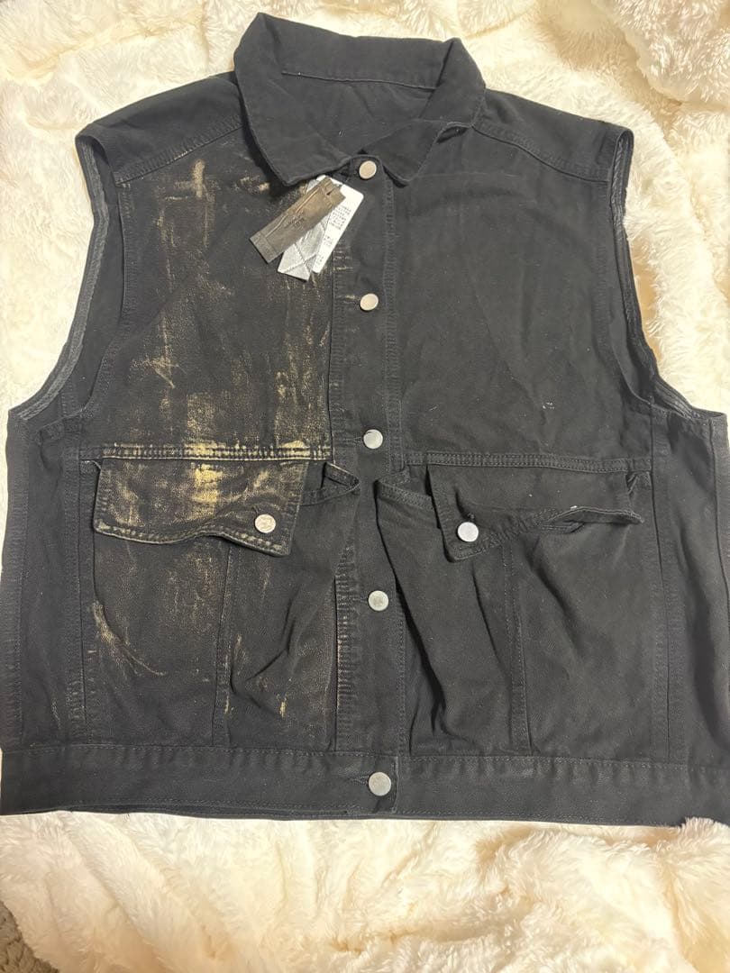 M.U.Lエムユーエル新品ゴールドラインベスト