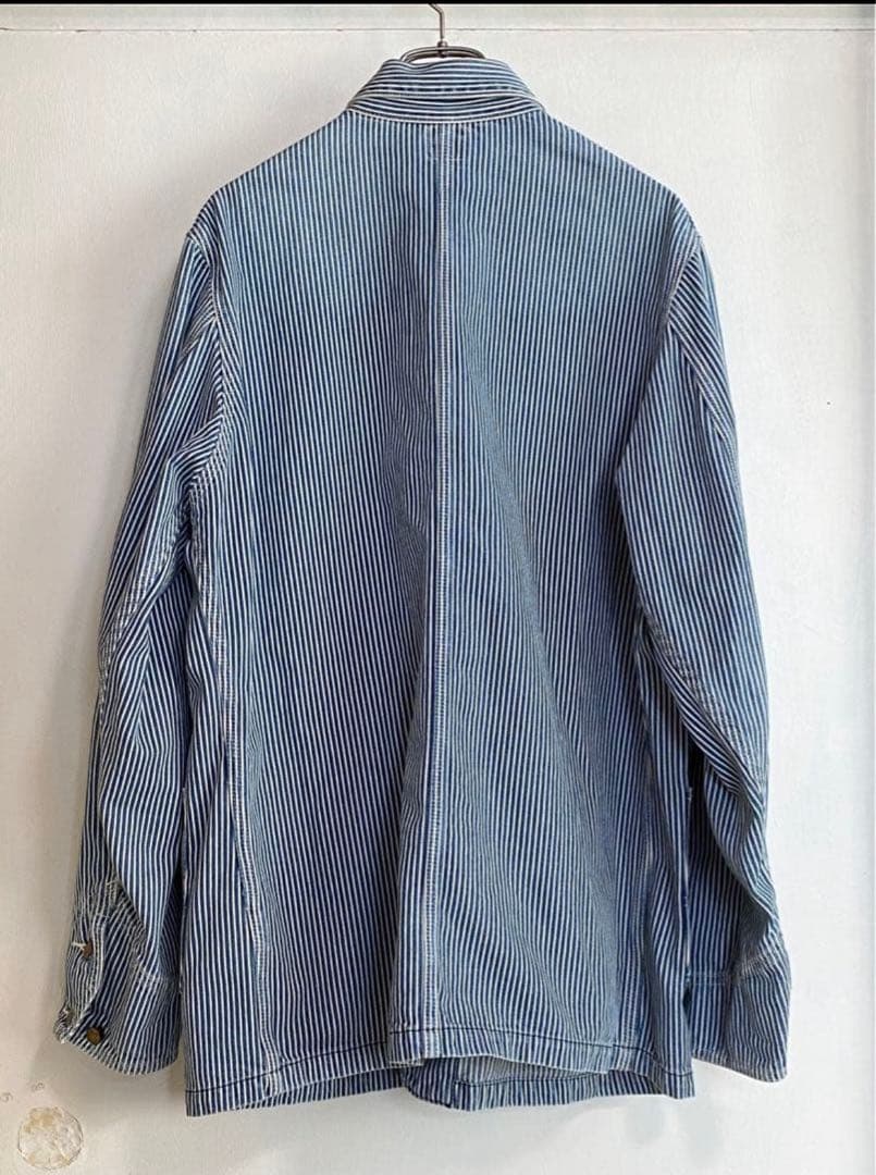 Lee 復刻 91-J ロングL ヒッコリー カバーオール ワークジャケット L