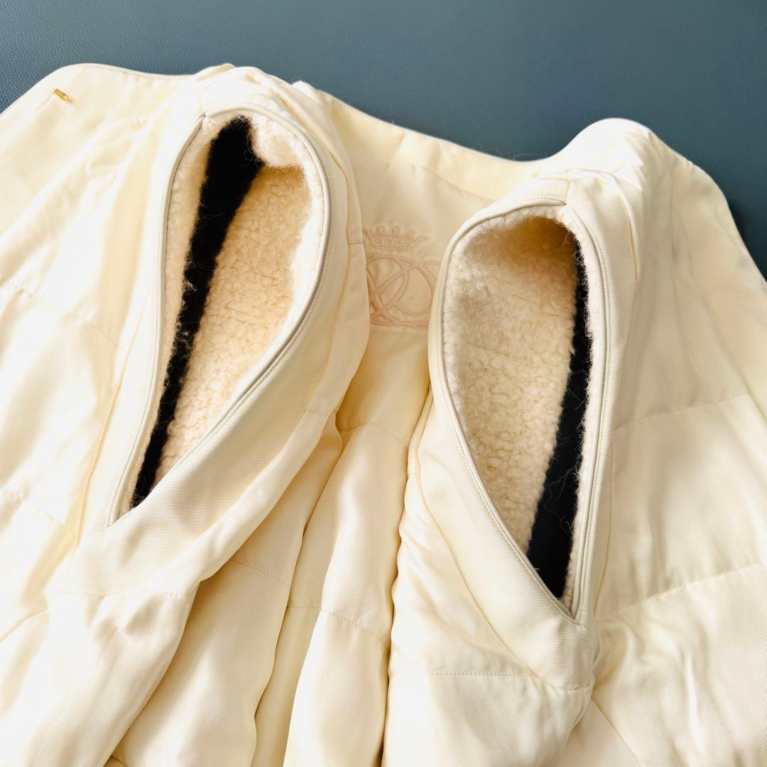 ◾️極美品　drawer　ドゥロワー　ジレ ベスト　アルパカ混 ウール　ボア