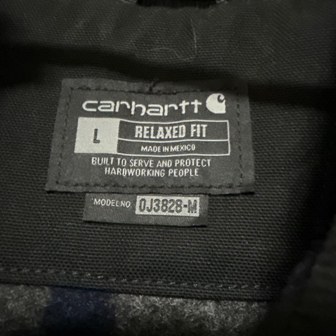 カーハート　デトロイトジャケット　ブラック　Lサイズ
