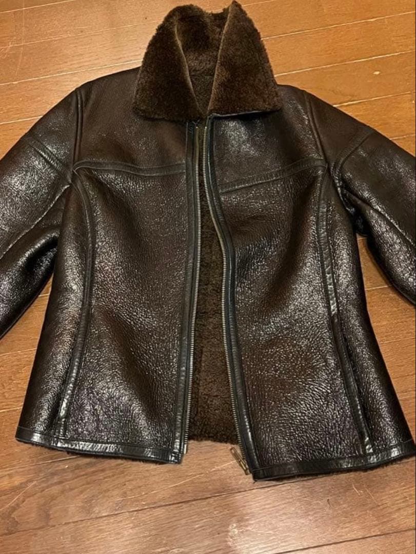 KENZO ケンゾー　ブラウンレザージャケット　B-3 美品