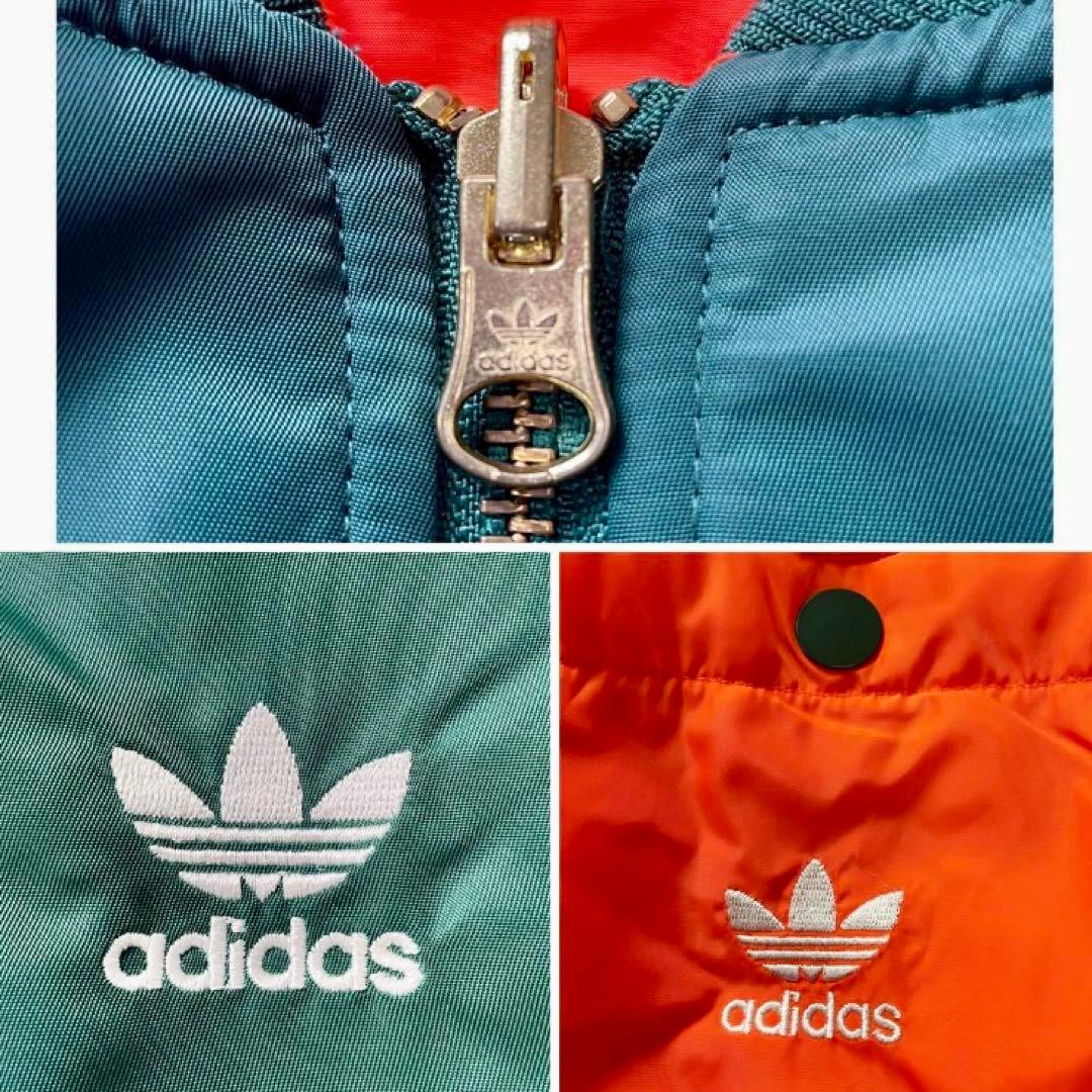 アディダス/アディレニウム MA-1 ボンバージャケット リバーシブル 深緑