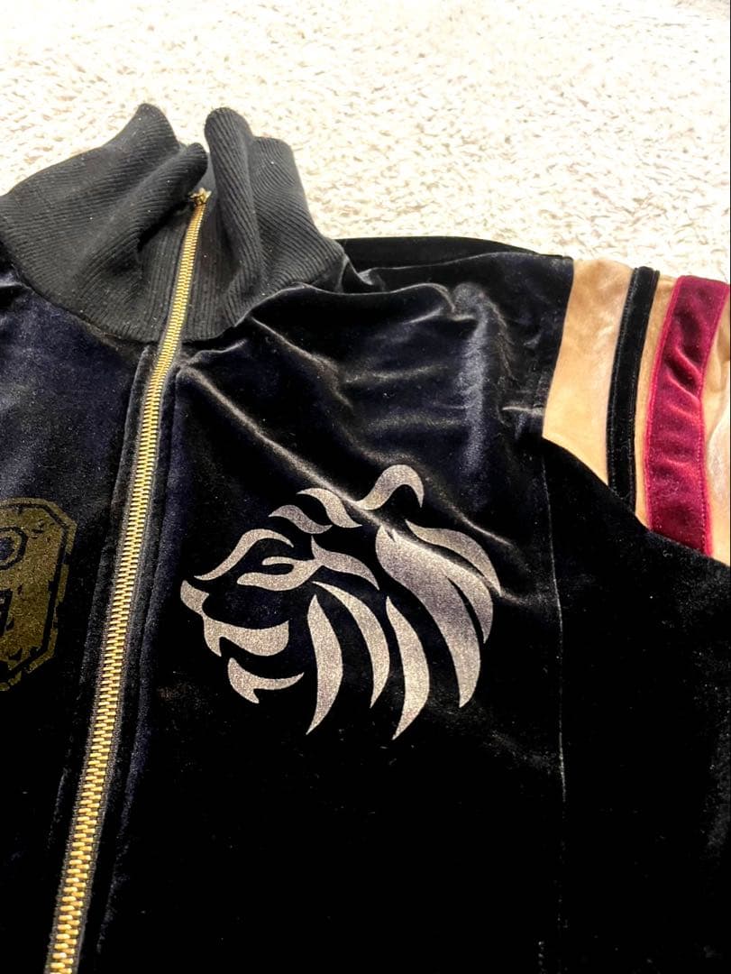 人気モデル　オニツカタイガー　ベロア　トラックジャケット　ブラック　黒