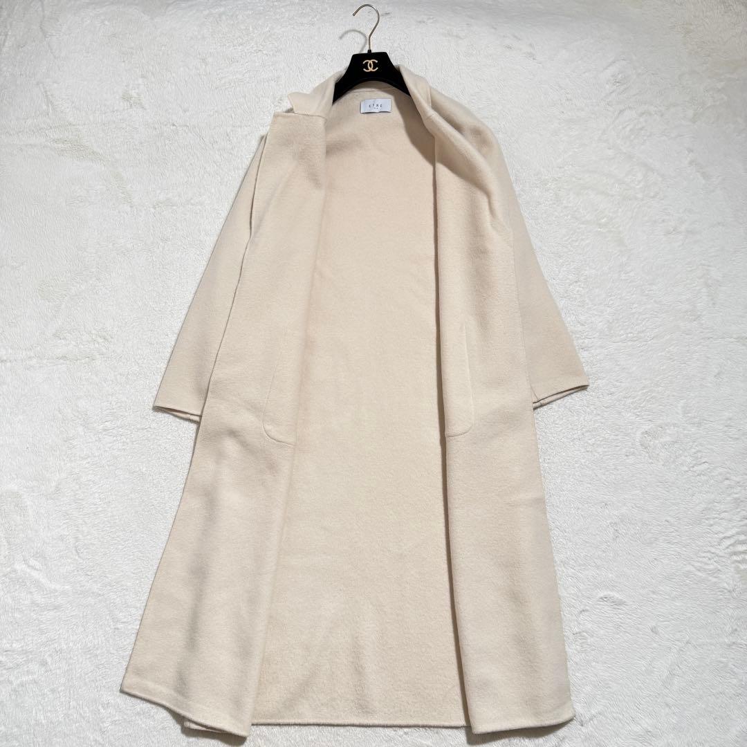 ETRETOKYO リバーロングコート　ダブルフェイス　アイボリー　2023年