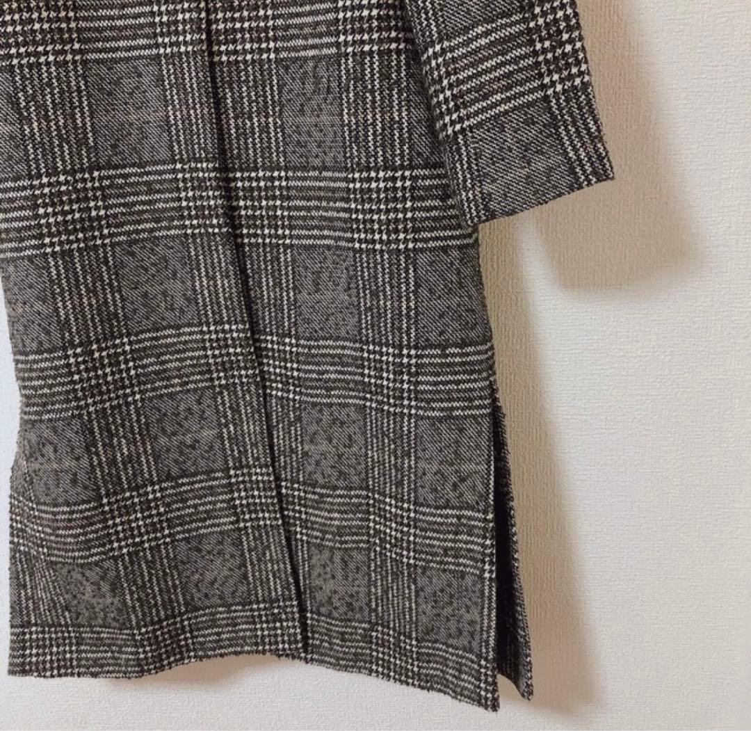 COLLAGE GALLARDAGALANTE チェックツイードコート