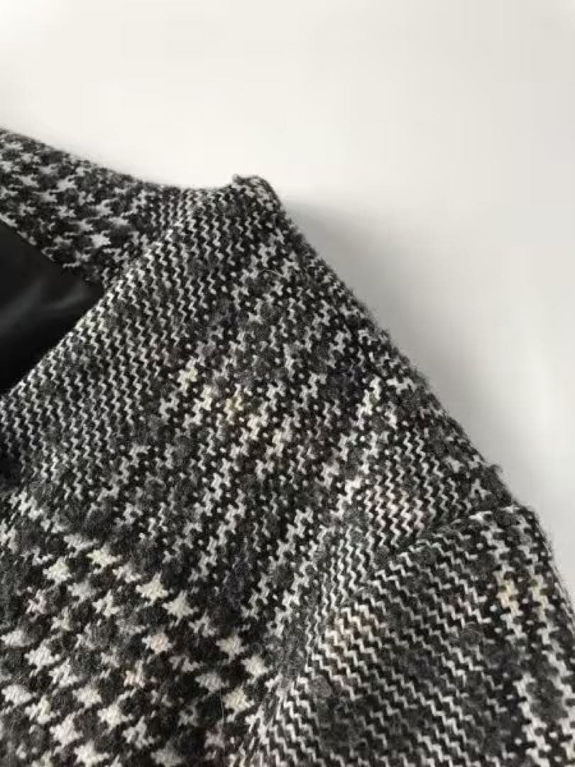 COLLAGE GALLARDAGALANTE チェックツイードコート