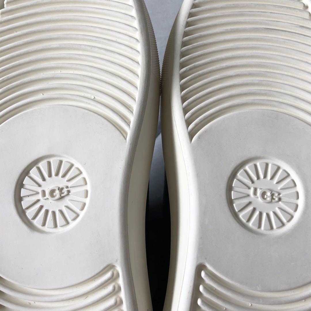 新品試着 UGG OLLI アグ レザー ハイカット ブラック サイドジップ23