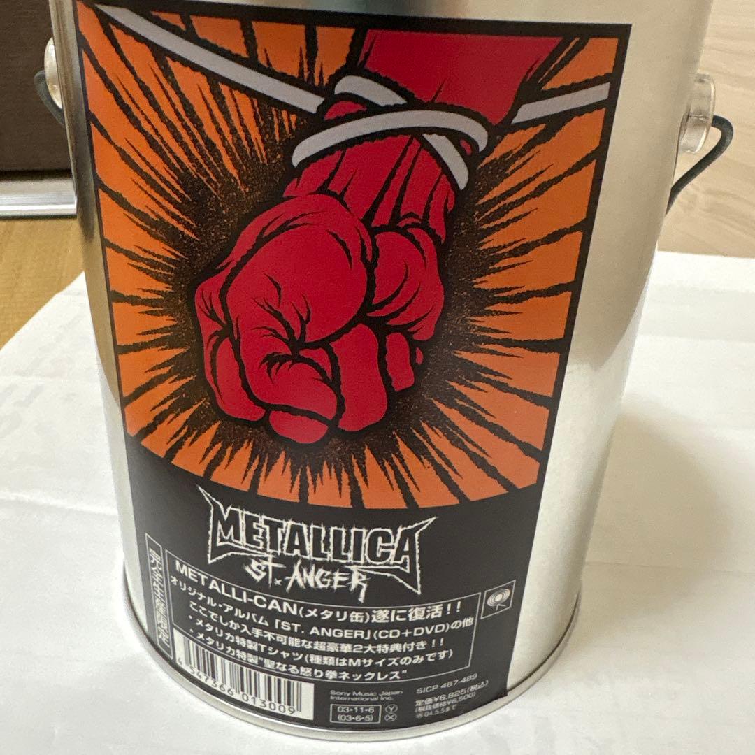メタリカ/セイント・アンガー Tシャツ ネックレス メタリ缶