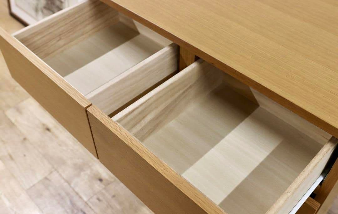 2/7まで【美品】無印良品 オーク材 北欧風ナチュラルキャビネット 四段チェスト