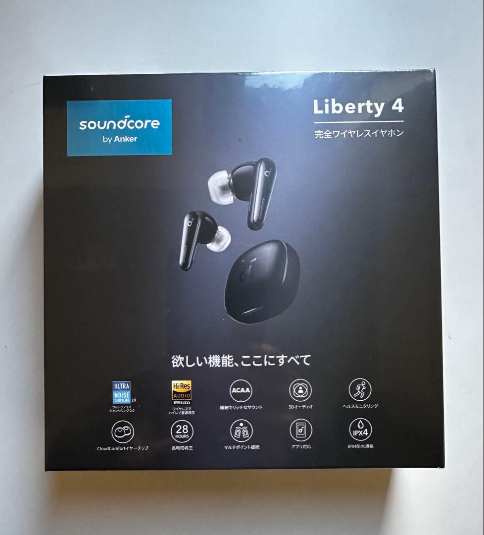 【新品未開封】ANKER Soundcore Liberty4ワイヤレスイヤホン