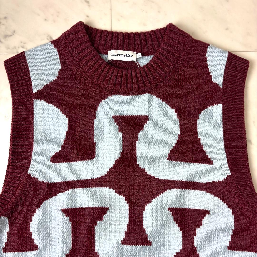 23SS✨ マリメッコ S ニットベスト Eloisasti Koukero