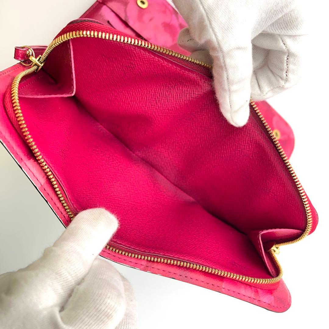 極美品✨️限定希少品 ヴィトン ポルトフォイユ アンソリット イカットフラワー