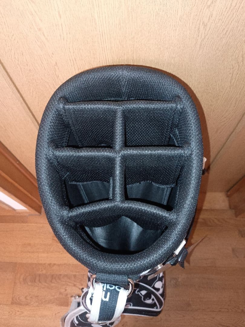 ニューバランスゴルフ キャディバック 犬柄 黒