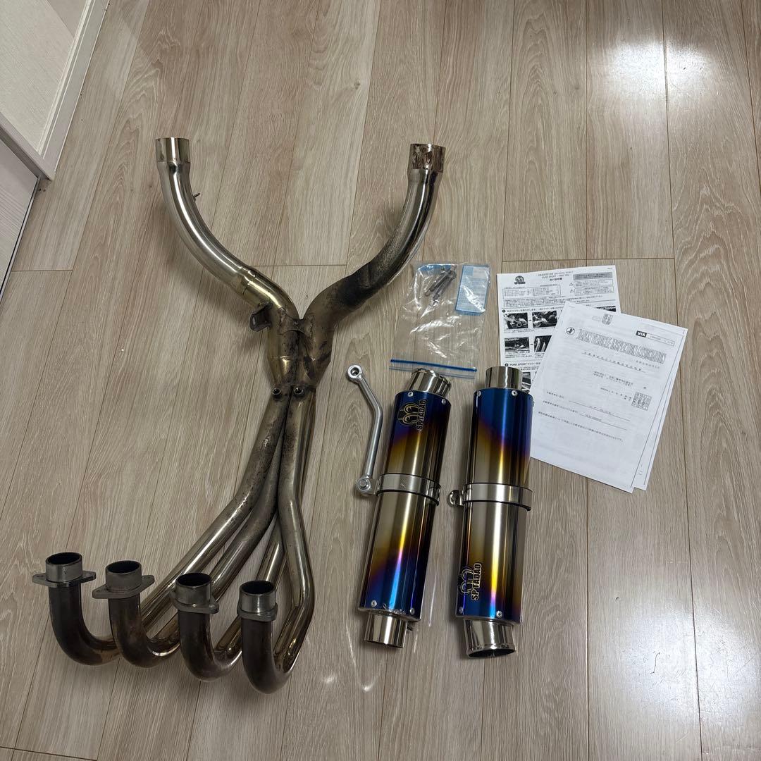 CB400SB/SF用　SP忠男2本だしフルエキマフラー