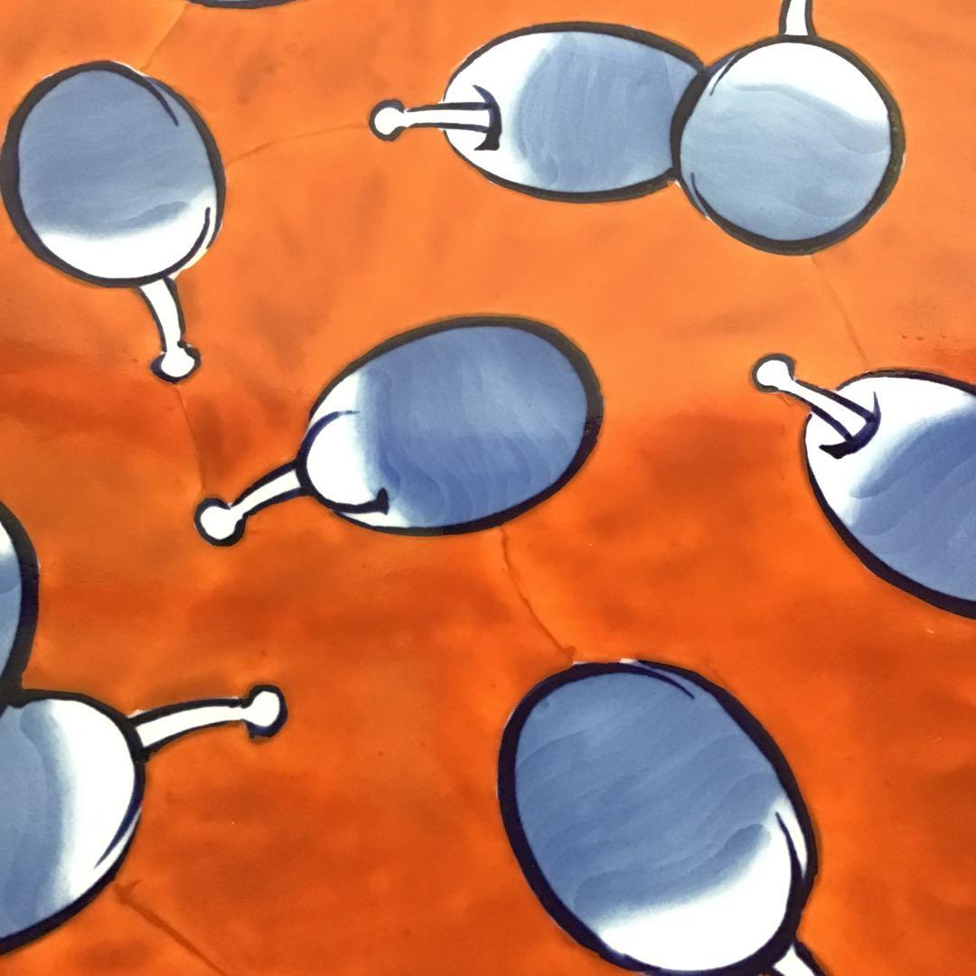 ￼源右衛門　大皿　2枚　染赤濃プルーン文　27.5センチ