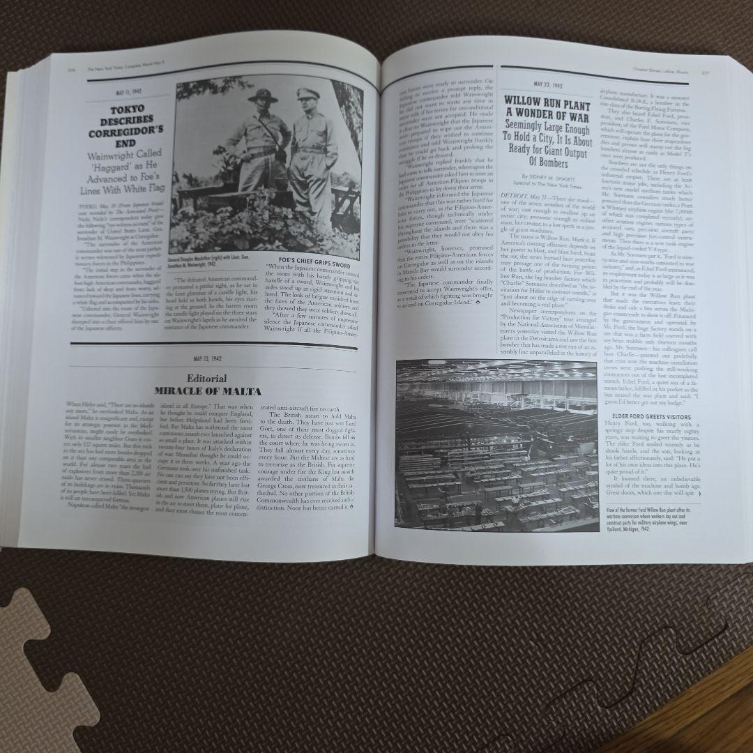 洋書 The New York Times Complete World War II