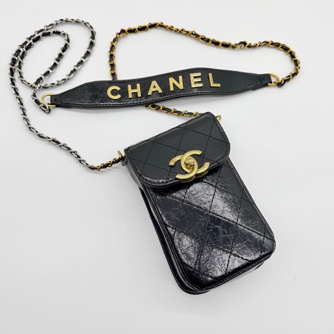 CHANEL シャネル ショルダーバッグ ノベルティ スマホポーチ