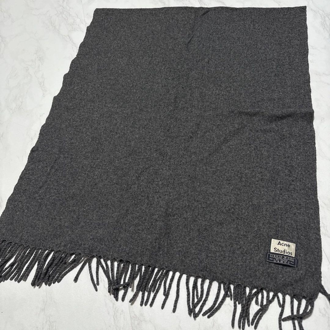 美品✨Acne Studios アクネストゥディオズ 旧タグ グレー 大判