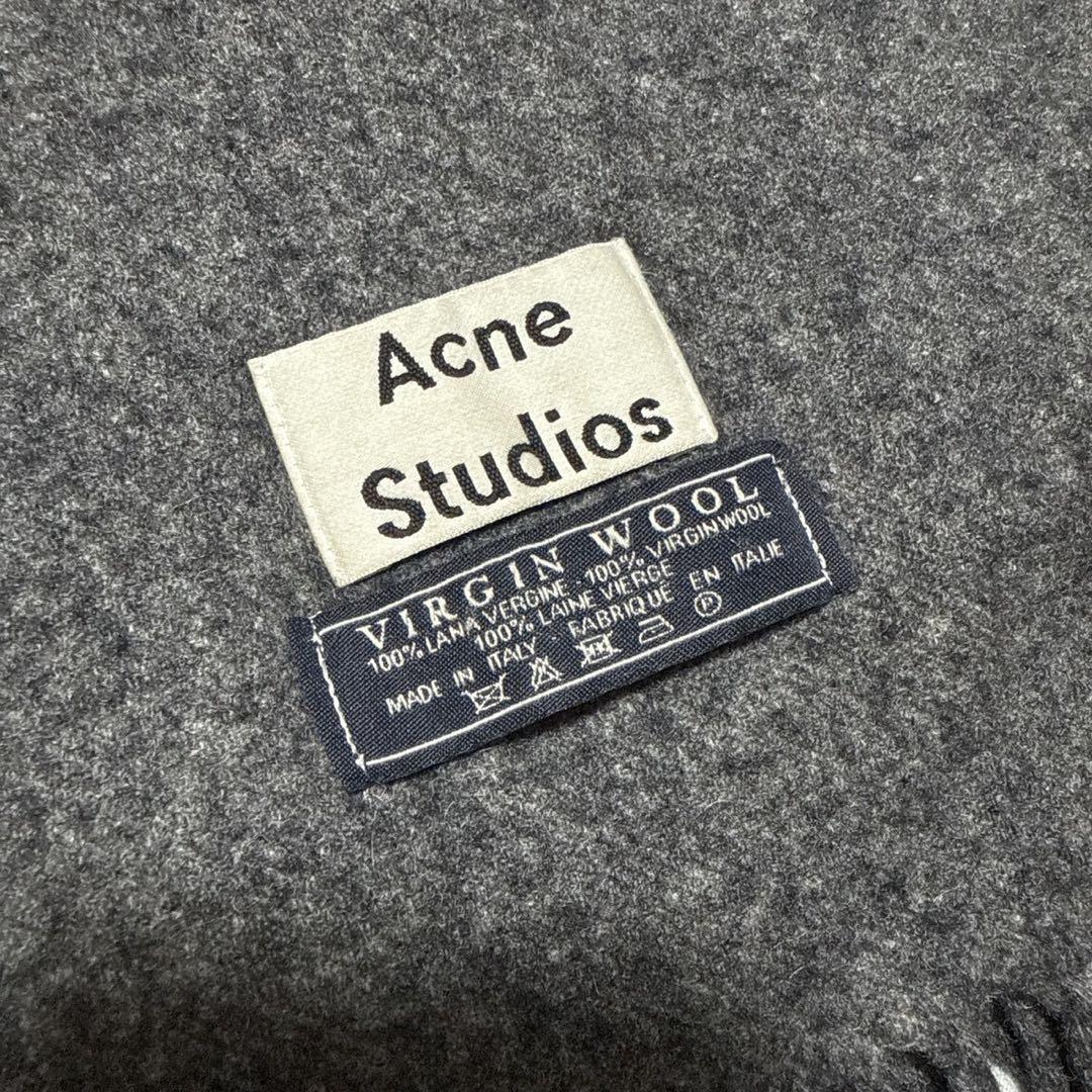 美品✨Acne Studios アクネストゥディオズ 旧タグ グレー 大判