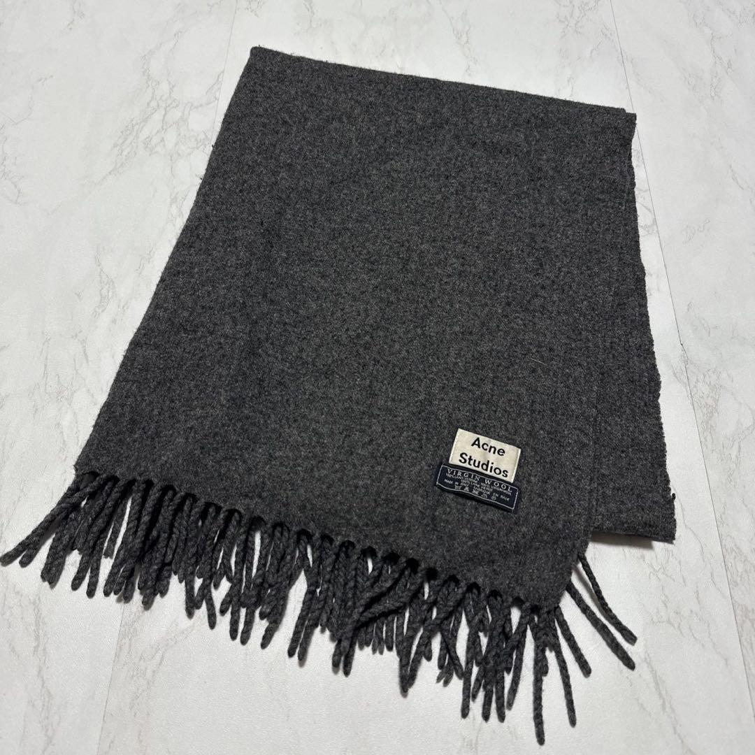 美品✨Acne Studios アクネストゥディオズ 旧タグ グレー 大判