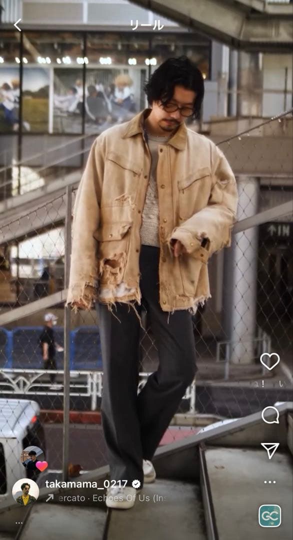 70s カーハート チョアコート 42L ボロ carhartt ジャケット