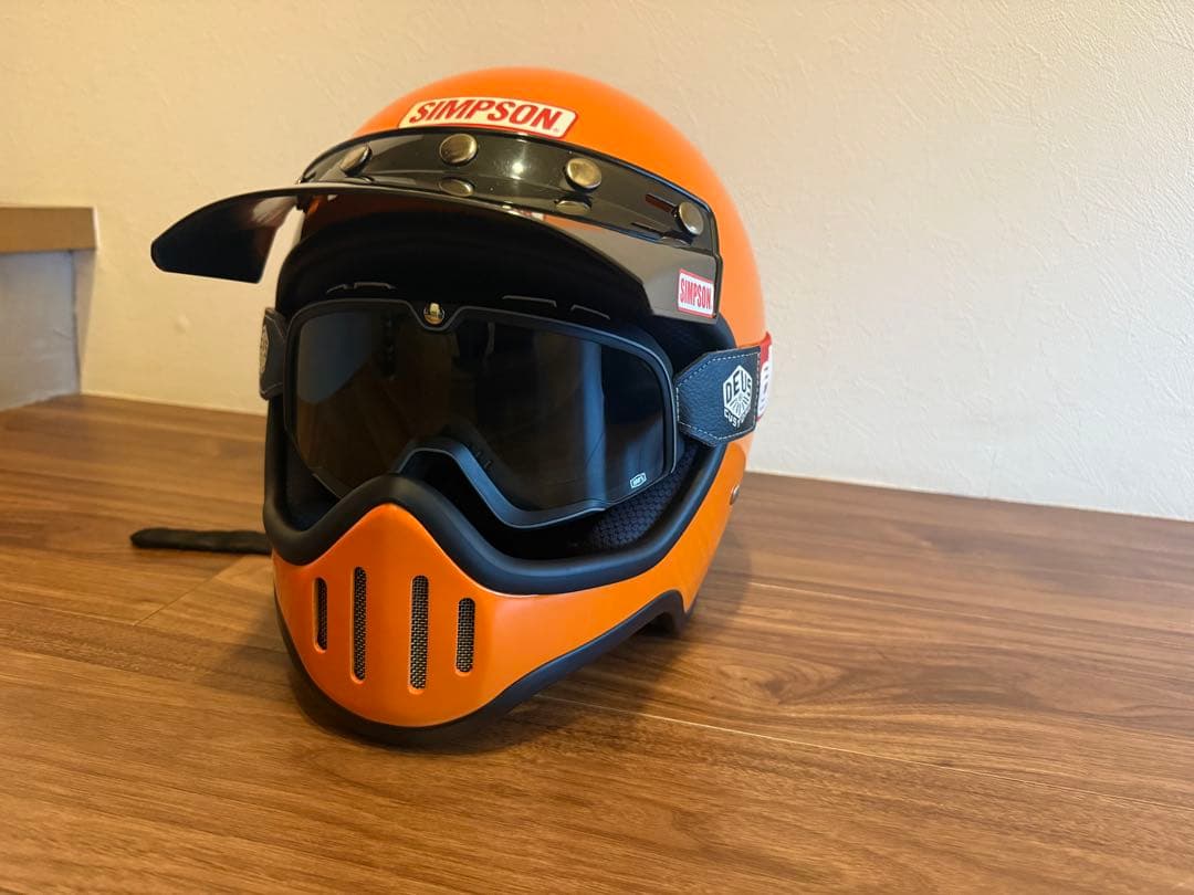 SIMSON M50オレンジ BARSTOW ゴーグル Deus