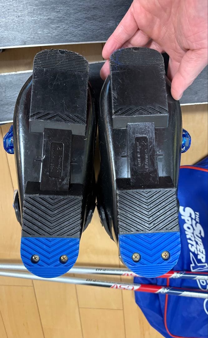 子ども用スキー板・ストック・ブーツセット　 CARVING X8 100