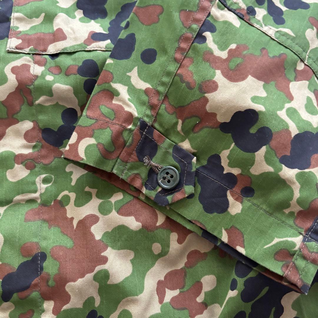 生産終了 PX品 陸上自衛隊 迷彩服 防暑3型 麻混リップストップ