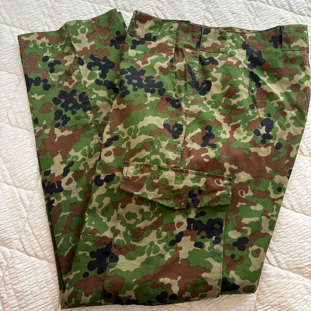 生産終了 PX品 陸上自衛隊 迷彩服 防暑3型 麻混リップストップ