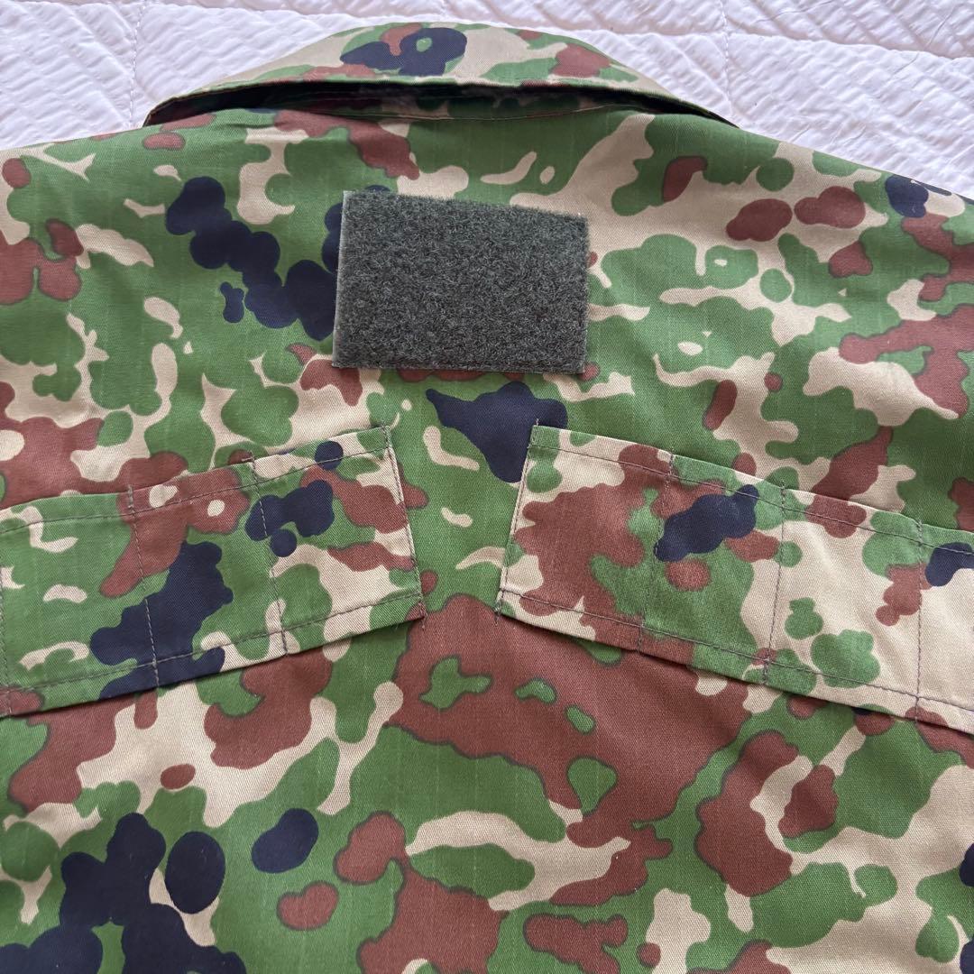 生産終了 PX品 陸上自衛隊 迷彩服 防暑3型 麻混リップストップ
