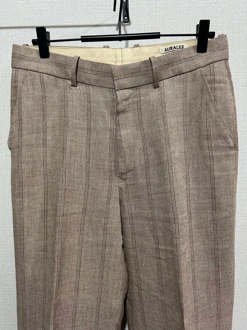 【AURALEE】LINEN WOOL SILK SHARK SKIN