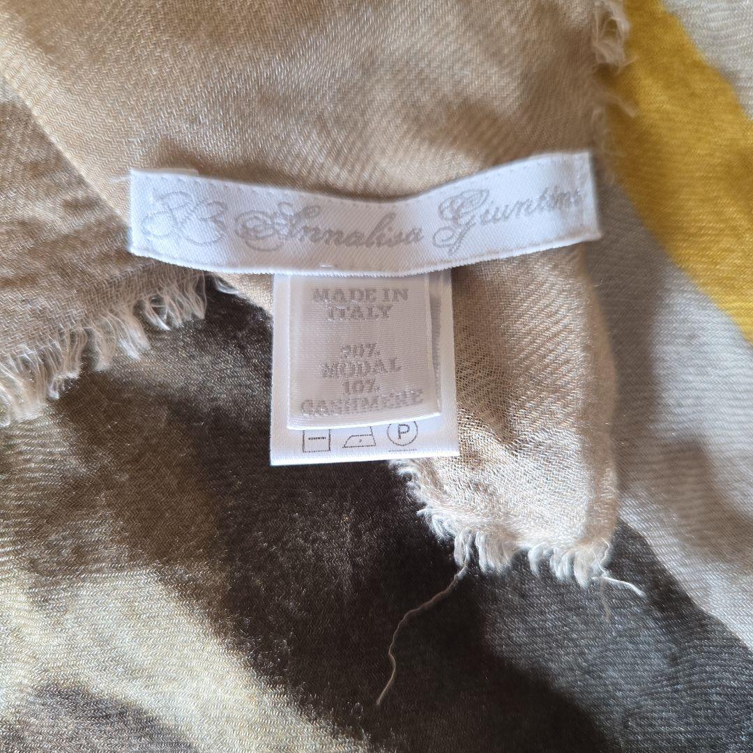 カシミア混✨高級✨　オットトレディッチ　ニューヨーク柄