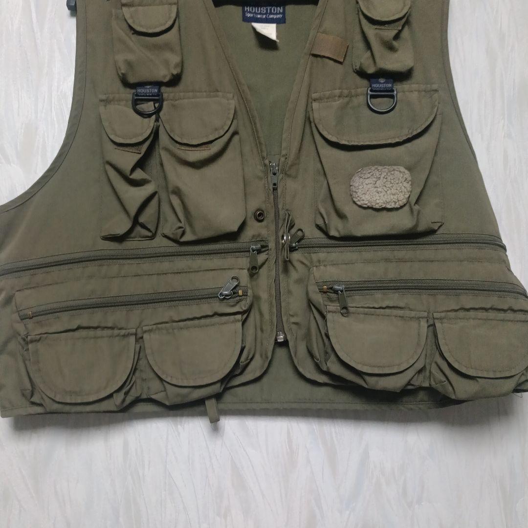 ​【激レア】HOUSTON フィッシングベスト ヨシムラ NOS バイカー L